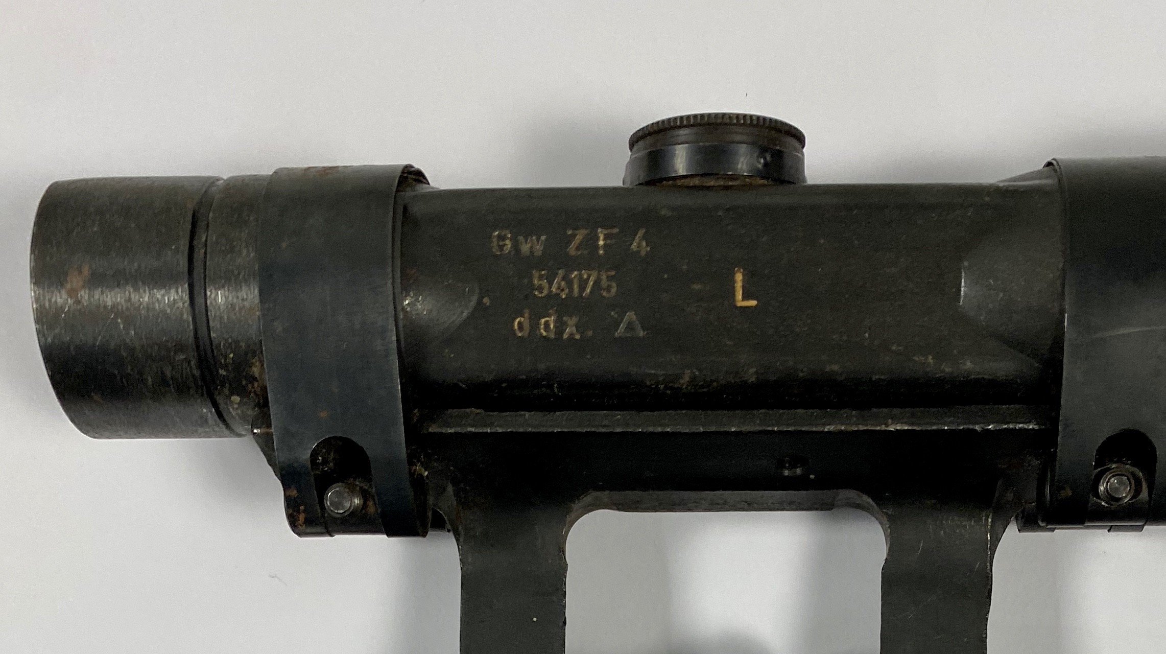 VISOR ZF4 WALTHER PARA FG42 producido poir Walther codigo ddx y con el más raro marcaje L exclusivo para el fusil ametrallador de Paracaidista FG4