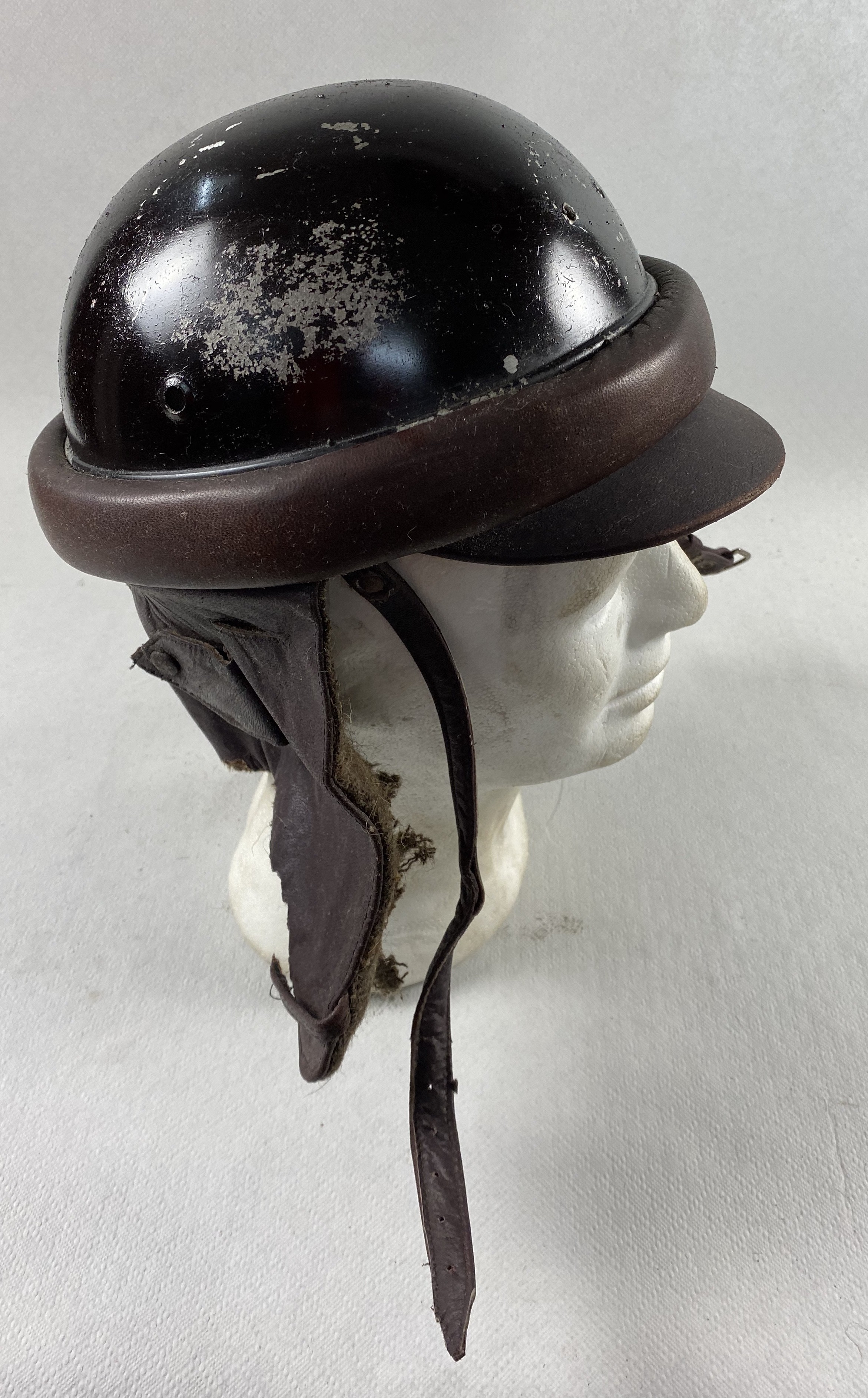 CASCO ESPAÑOL MOTORISTA DEL EJÉRCITO ENLACE MOTORIZADO R43