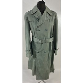 ABRIGO US ARMY VIETNAM IMPERMEABLE CON ALGODÓN Raincot mans cotton and polyester quarpel Army green 274 fechado en 1972 ORIGINAL