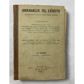 LIBES-ORDENANZAS DEL EJÉRCITO 18ª EDICIÓN 1949