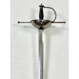 Espada Española de taza de finales del Siglo XVIII CARLOS IV TOLEDO R propiedad Real