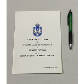 VISITA DEL XV CURSO DE ESTADOS MAYORES CONJUNTOS AL CUARTEL GENERAL DE LA JUNTA DE JEFES DE ESTADO MAYOR 1983