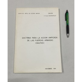 DAUFAS DOCTRINA PARA LA ACCIÓN UNIFICADA DE LAS FUERZAS ARMADAS 1981
