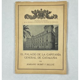 EL PALACIO DE LA CAPITANÍA GENERAL DE CATALUÑA PERÍODO ALFONSO XIII BIBLIOTECA DE TURISMO DE LA SOCIEDAD DE ATRACCIÓN DE FORASTEROS