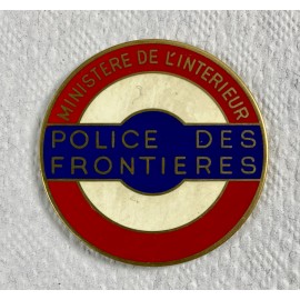 POLICE DES FRONTIERES MINISTERE DE L INTERIEUR