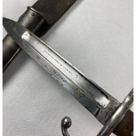 BAYONETA MEJICANA PARA FUSIL 7mm Rolling Block Remington nº5 PRODUCIDA EN USA 1897 PRIMER MODELO CORTA