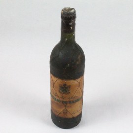 Antigua botella de vino de Navarra para coleccionismo Viña del Perdón Señorio de Sarria cosecha 1973