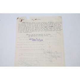 Documento original de la Instrucción Premilitar Superior jefatura Destacamento Bilbao Octubre de 1955 201