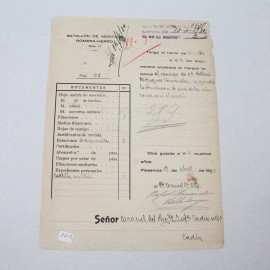 Documento original del Batallón de Montaña Gomera Hierro Núm 11 Plasencia 10 de Abril de 1930 202