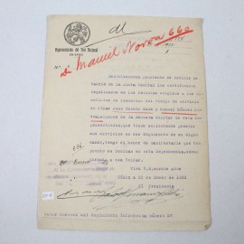 Documento original de la Representación del Tiro Nacional en Cádiz 23 de Enero de 1933 206