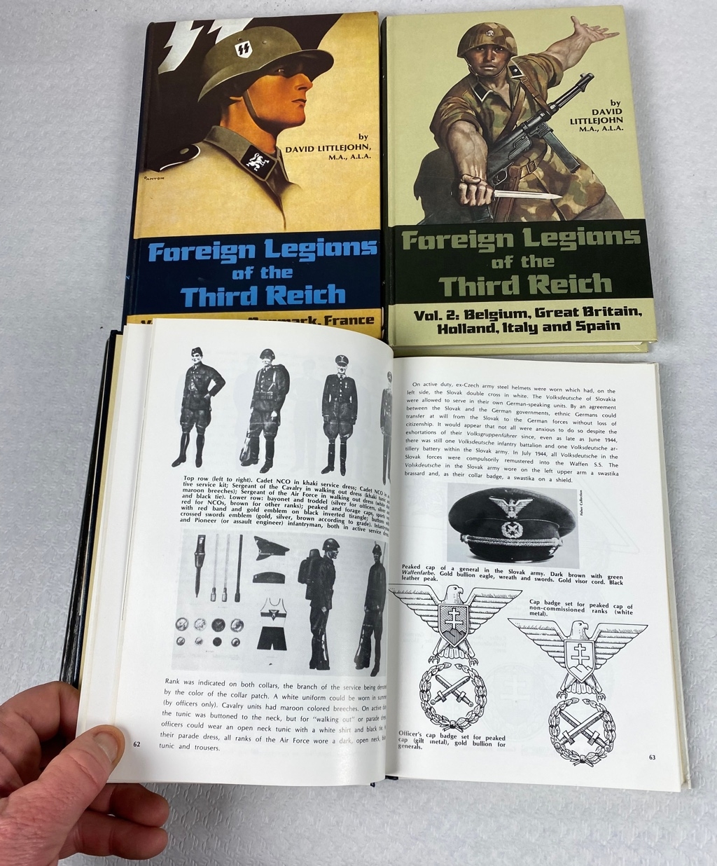 FOREIGN LEGIONS OF THE THIRD REICH Colección completa 4 volúmenes David Littlejohn