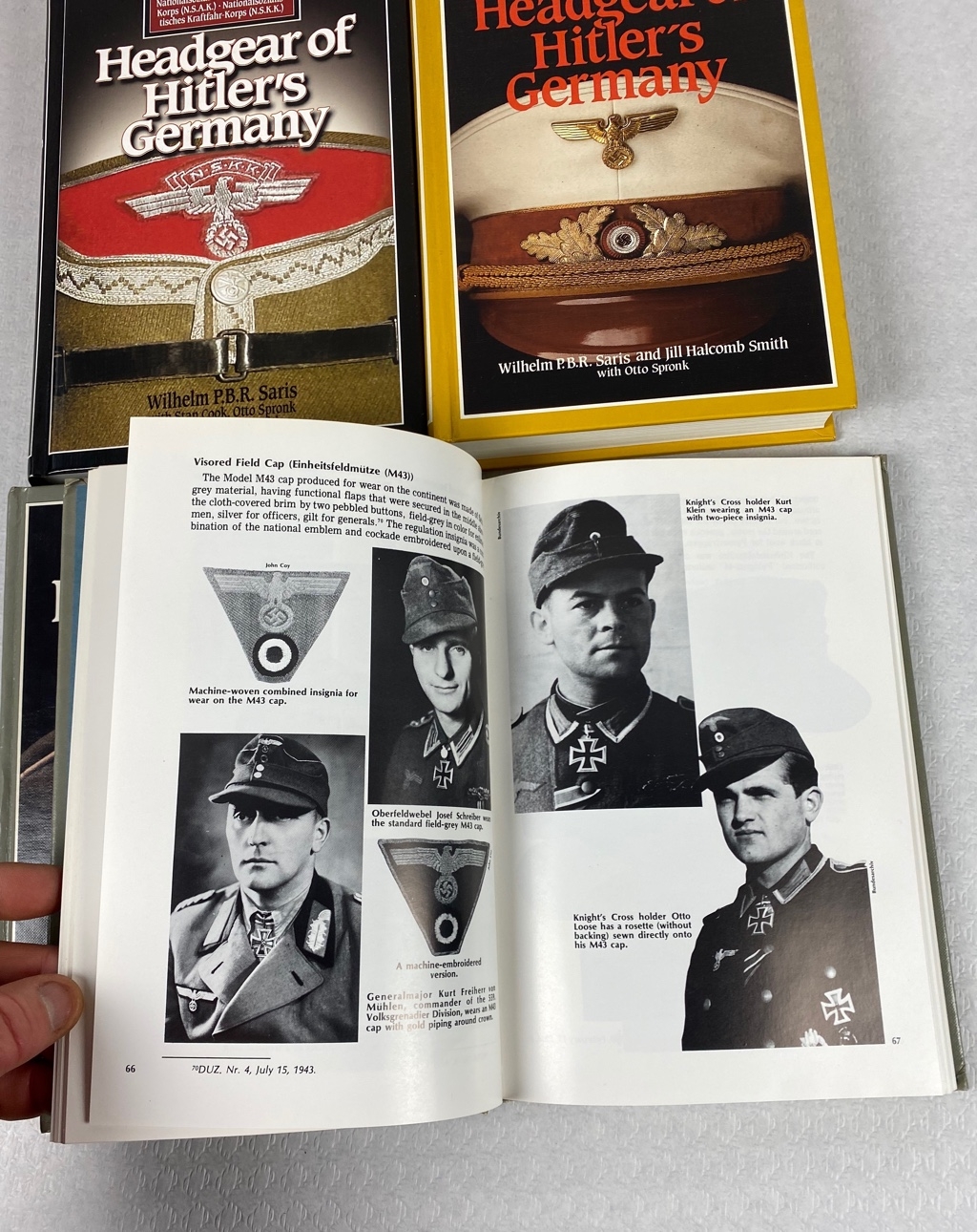 HEADGEAR OF HITLER'S GERMANY Bill Halcomb Colección completa 4 ...