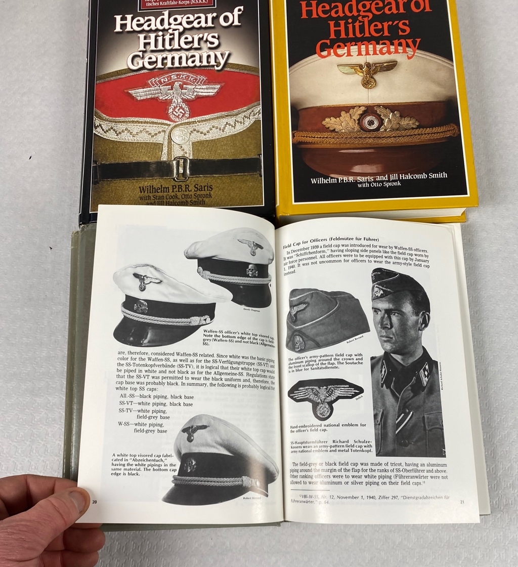 HEADGEAR OF HITLER'S GERMANY Bill Halcomb Colección completa 4 ...