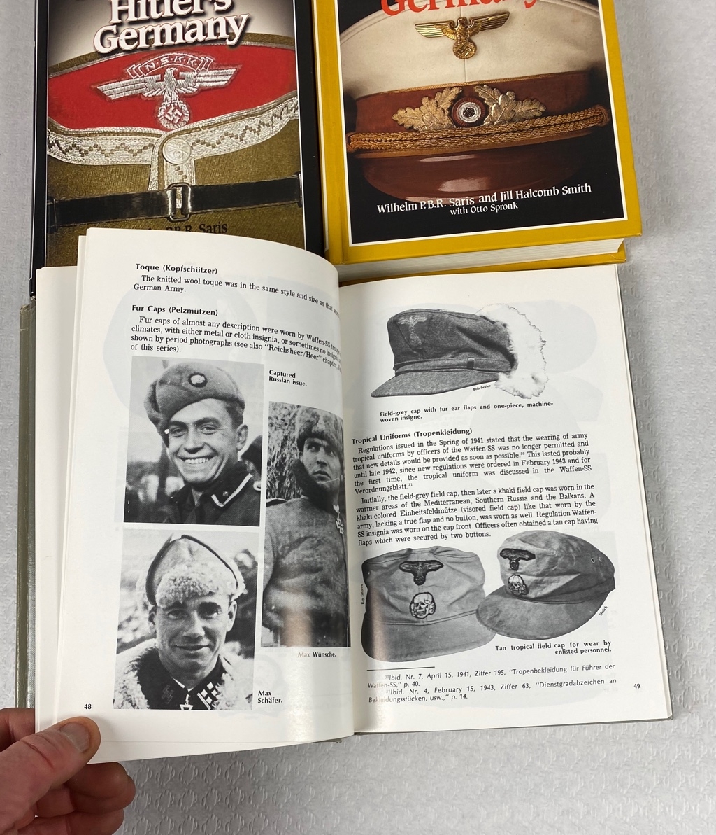 HEADGEAR OF HITLER'S GERMANY Bill Halcomb Colección completa 4 ...